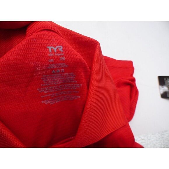 $39.99 TYR ALLIANCE FEMALE TECH POLO, Red, XS - Picture 5 of 10